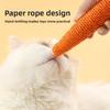 Self Play Sound Carrot Cat Toys Anti-Bite Teething Stick Cuddle Wand Scratch Board For Indoor Home Cat Pet Supplies