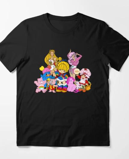 Squad 80s Cartoons Essential T-Shirt XL