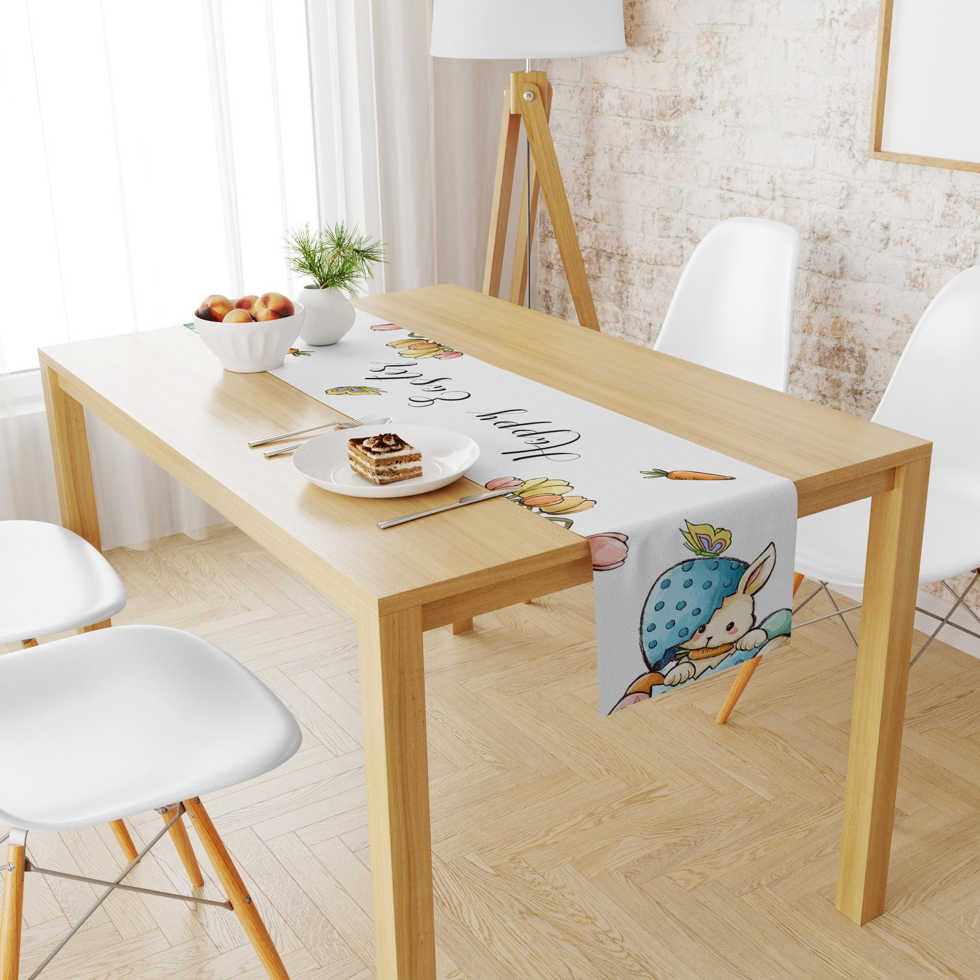 Пасхальный стол флаг льняной печатный журнальный столик для гостиной праздничная