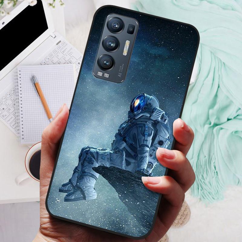 For OPPO Find X3 Neo Case Black Cover Lion Wolf Silicone Soft Back Cases For OPPO Find X3 Lite Phone Case Reno 5 Pro Plus 5G