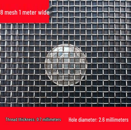 304 Edelstahlgewebe, 6-500 Maschen, Industrielles verdicktes Metalldrahtfilter.