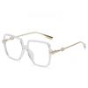 D Home Blue Light Blocking Glasses With Full Frame Pc Lenses For Fashionable Office Wear