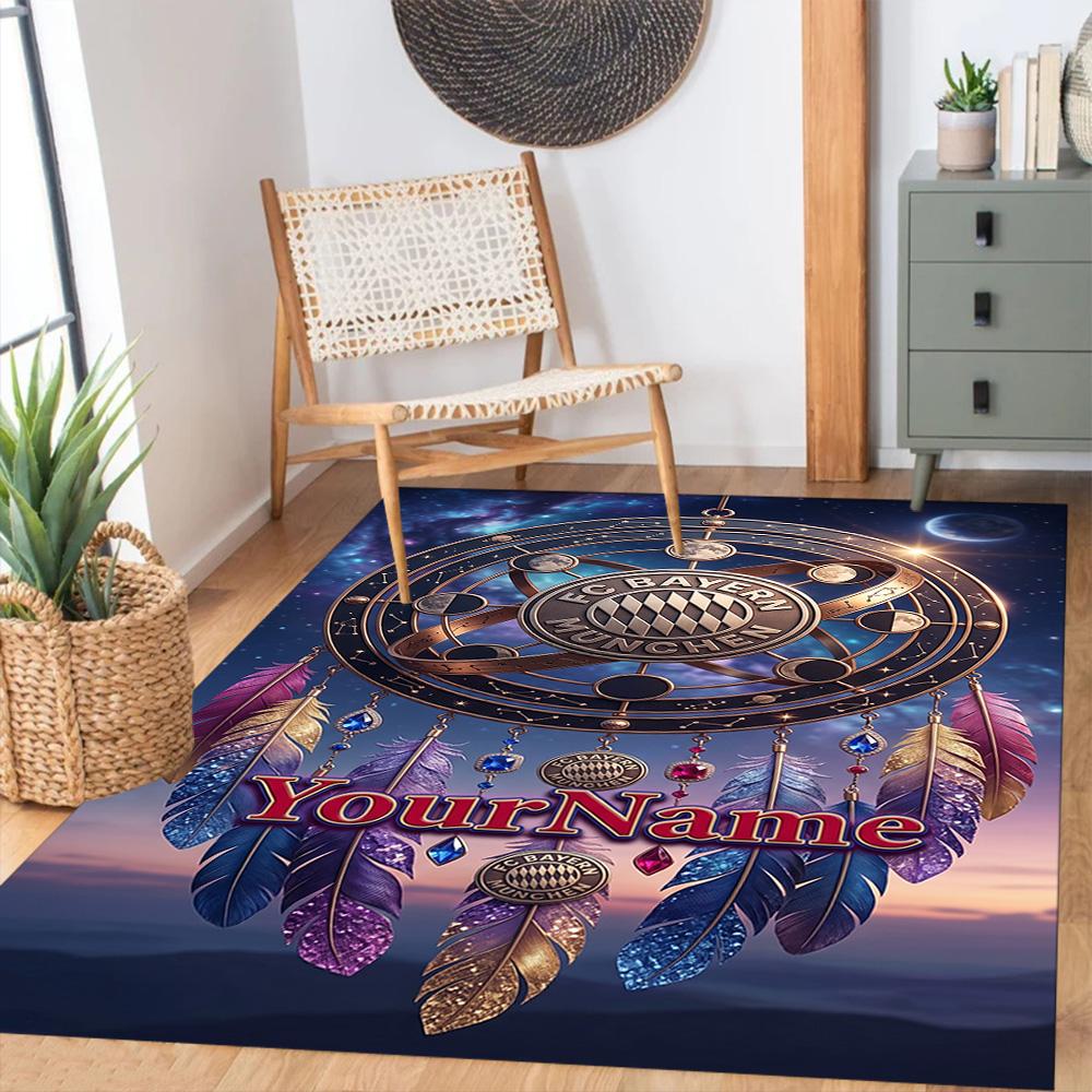 Fc Bayern München 19 Personalized Name Floor Mat Suitable for Dining Room Game Room Bedrooms Dormitory Antislip Carpet Decorate Offices