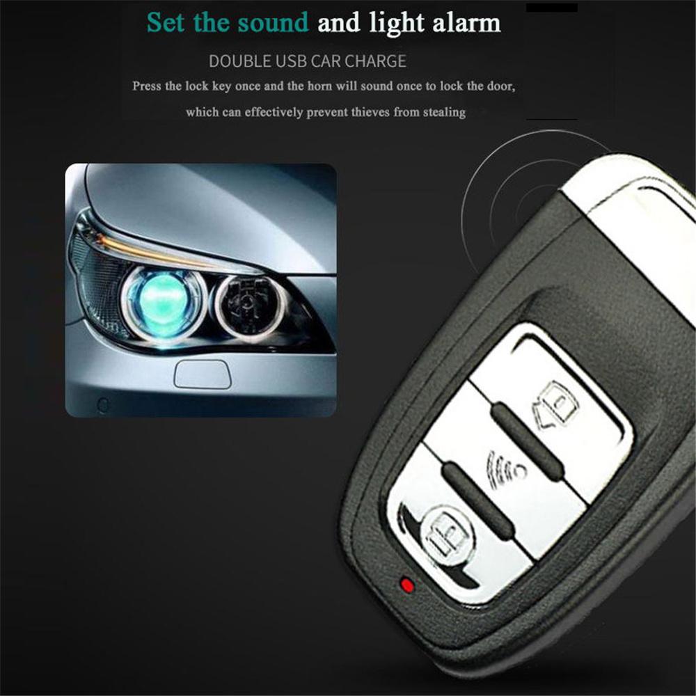 Car Alarm PKE Passive Keyless Entry One Button Start Stop Remote Start Engine