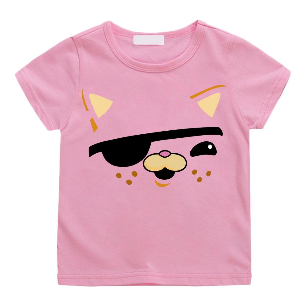 The Octonauts Kawaii Cartoon Print Streetwear Penguin Print T-shirts Cartoon Manga Cotton Short Sleeve Boys/Girls T Shirt Teens