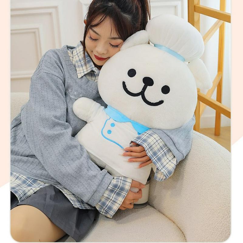 Nový Šéfkuchař se promění v Plyšovou hračku Štěně z Lajna Dárek k narozeninám pro kluky a holky Velká panenka Polštář Plyšová panenka