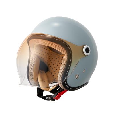 Marushin MCJ7 Bubble Rider Motosiklet Jet Klasik Boyut L Ürün 05302042 Kadın Kaskı, Mavi, (56-57cm), Sayı