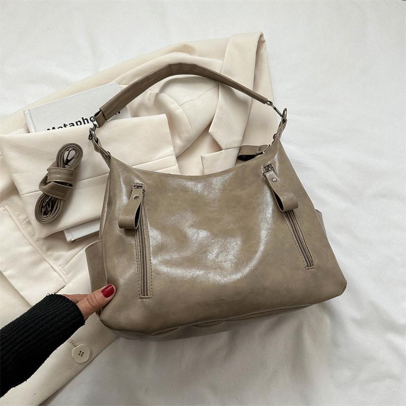 Trendy Women's Casual Tote Bag Stylish Large Capacity Pu Shoulder Bag For Daily Use