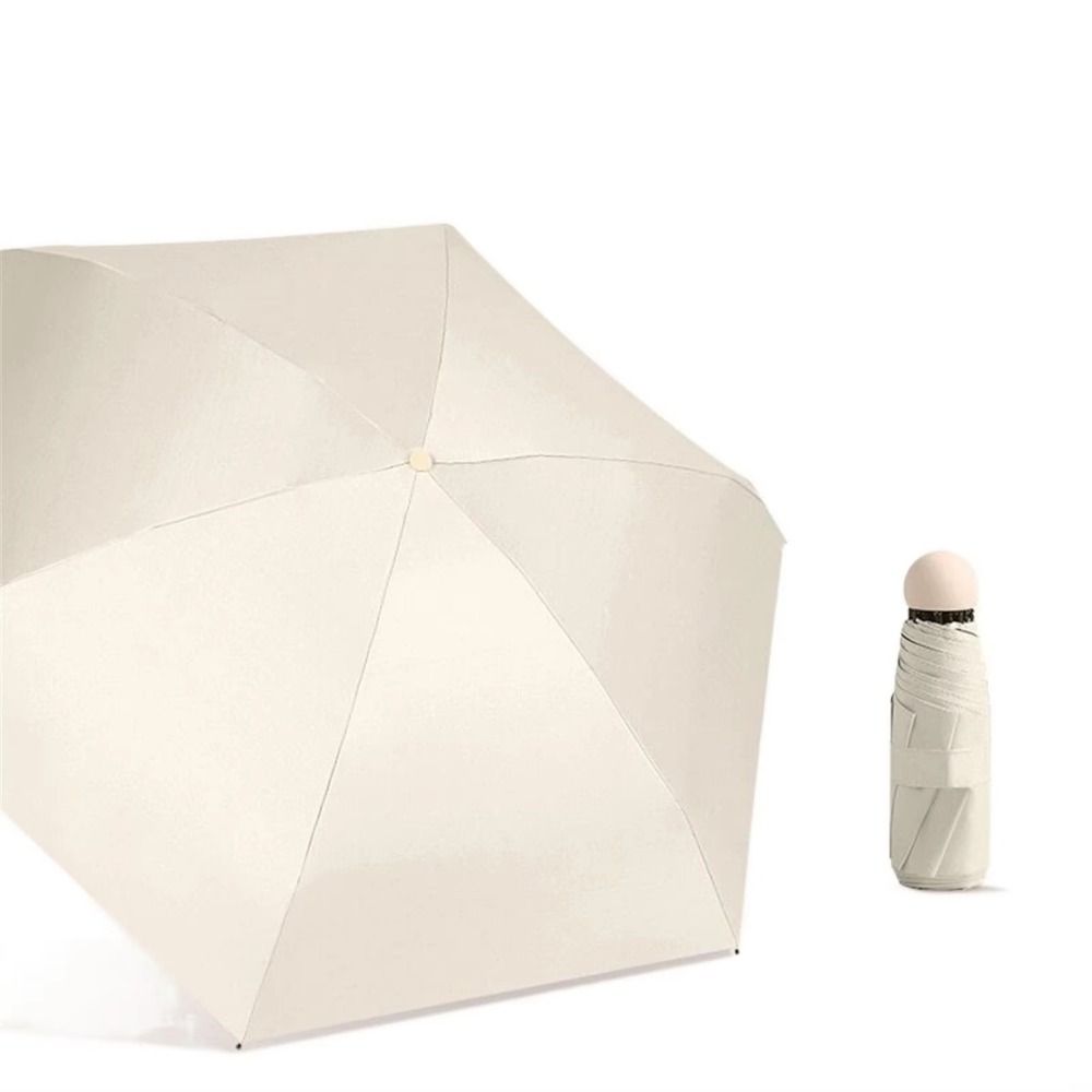 Windproof Sunshade Umbrella Reinforced Umbrella Rack UV Umbrella Capsule Foldable Umbrella  Summer