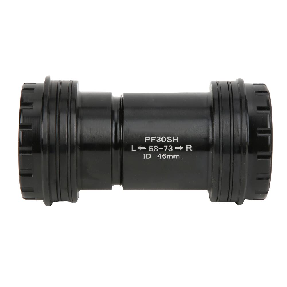 PF30 Alloy Bike Integrated Thread Screw In Locking Bottom Bracket 46MM for Crankset Bicycle Accessory