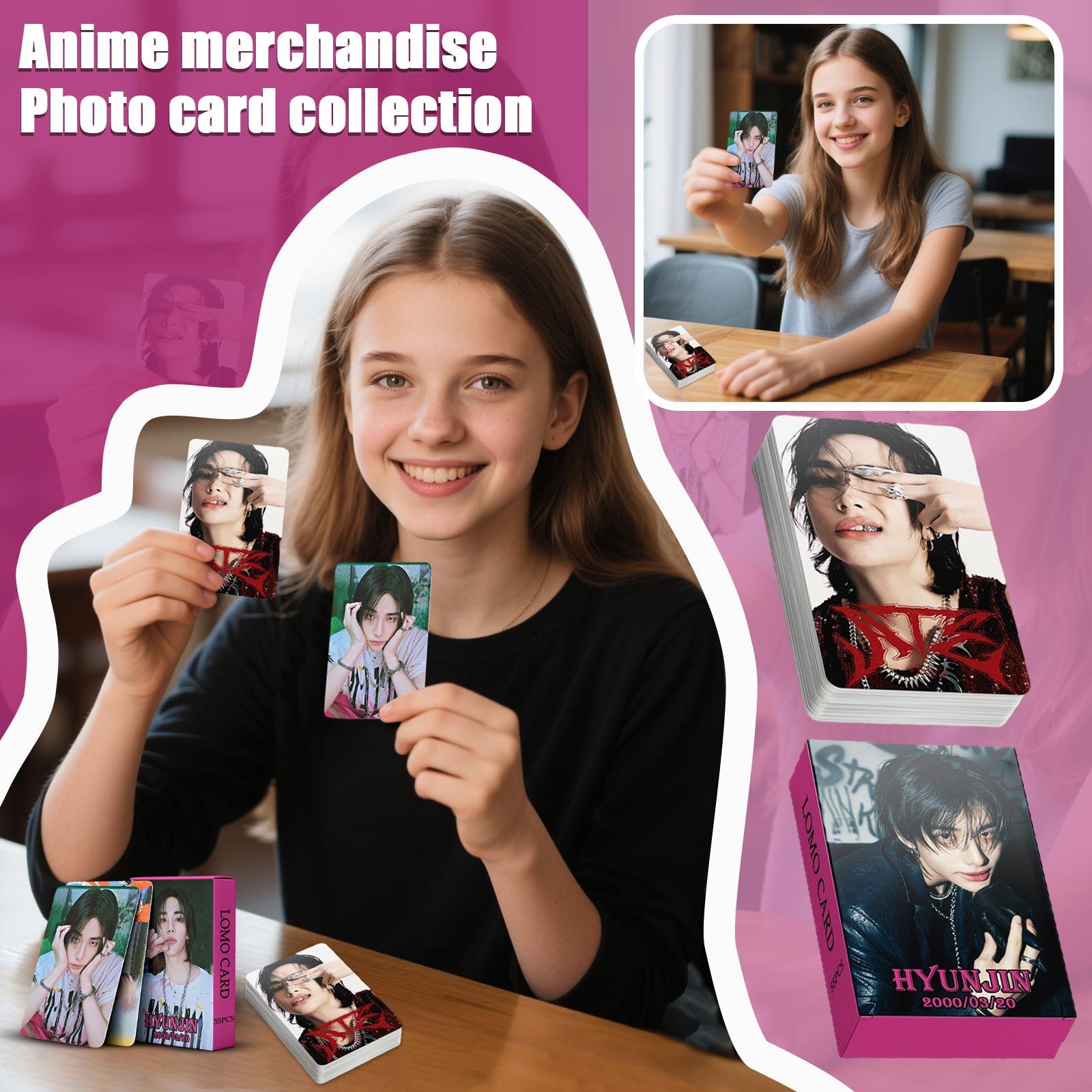 Double,sided 55,card LOMO Card, Anime Surrounding Photo Card, Collection Card One Size