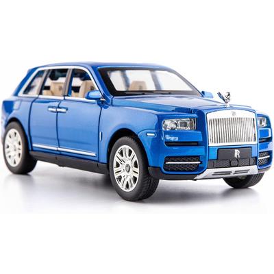 1/24 Escala Rolls-Royce Cullinan SUV Modelo Carro Brinquedo, Liga de Zinco Pull Back Diecast Carros Brinquedo com Som e Luz para Crianças Menino Menina Presente
