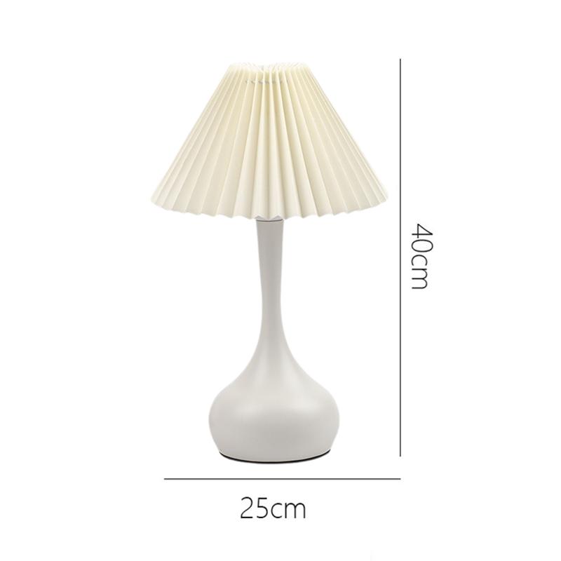 Nordic Plissee Tisch Lampe DIY Faltbare 5V USB 220V Kunst Atmosphäre Schlafzimmer Nacht Nacht Licht Hause Schmücken