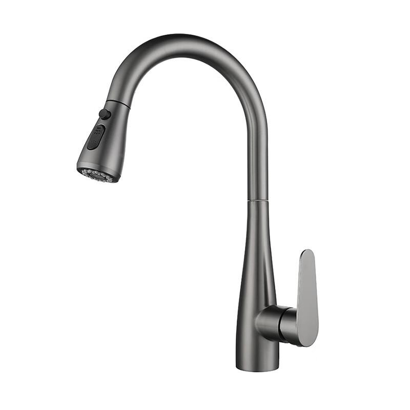 Выдвижной кухонный смеситель TLXT, цвет Gunmetal Gray