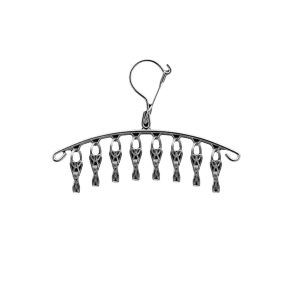 Space Saving Stainless Steel Hanger Strong Support Laundry Airer Hanger  Clothing Rack