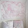 VIKAMA Traum Ästhetik Wandteppich RosaLila Herzförmiger Kuchenmuster Wandkunst Mädchen Schlafzimmer Dekoration Wohnheimzimmer Erfrischungslösung