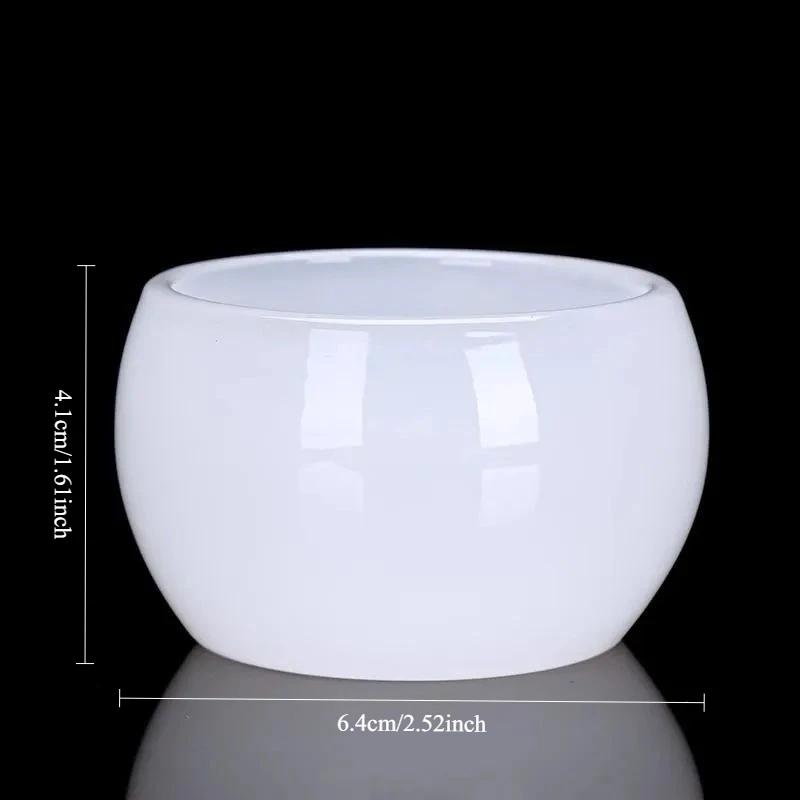 Small Jade Porcelain Tea Cup Emerald Green Teacup Beautiful Ink Style Teacups Mug for Tea Chinese High Quality Tea Bowl