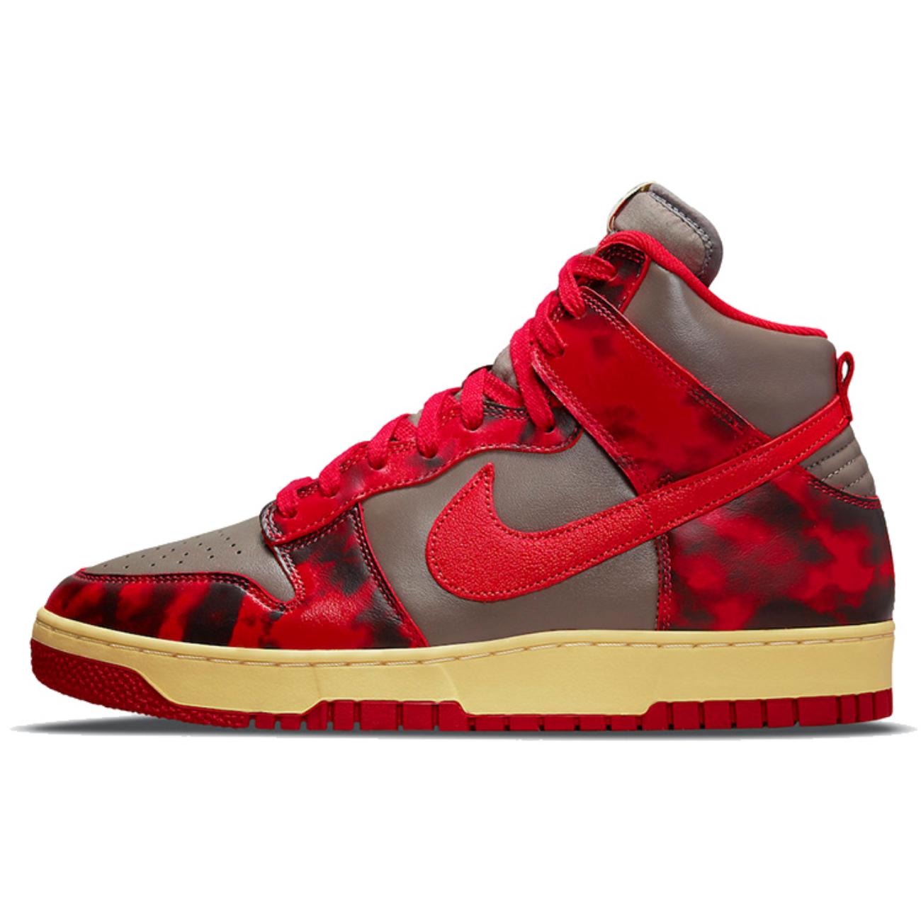 

Nike Dunk High 1985 Red Camo Acid Wash Unisex Sneakers 36.5