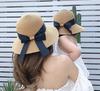 2pcs Summer Sun Protection Hat for Mother&Kids Travel Sunscreen Sun Hat Straw Hat Children's Korean Version Girls Beach Dome Hat