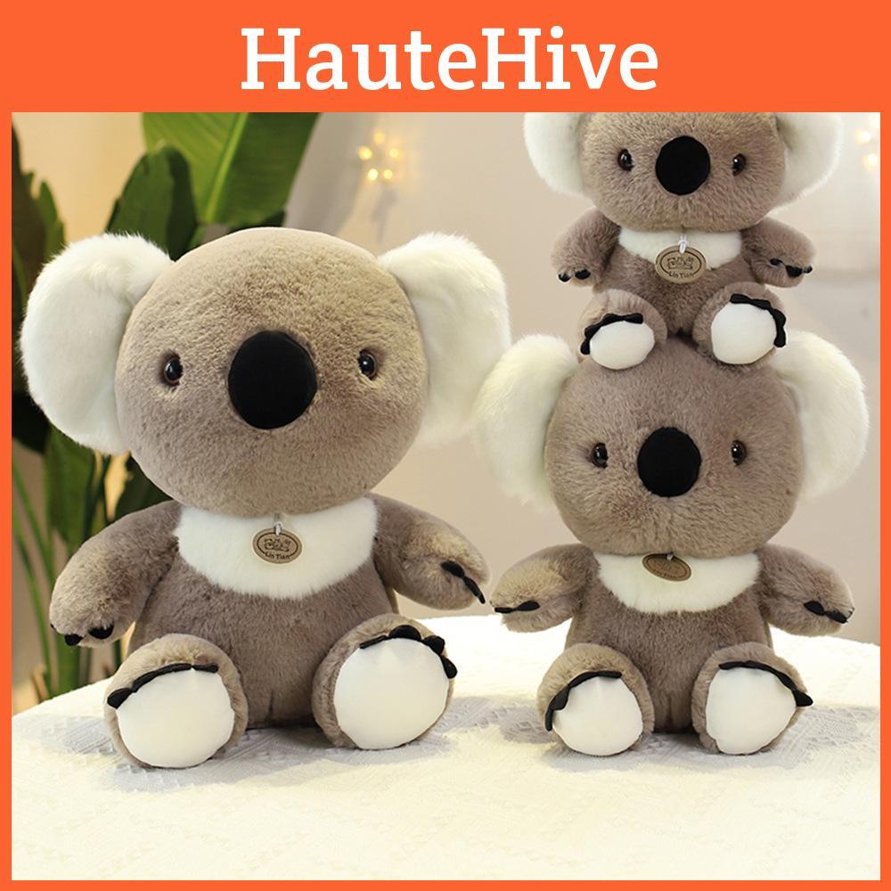 Plush Adorable Koala Toy Sitting Pose Cuddly Cartoon Doll Girls Kid Holiday Gift