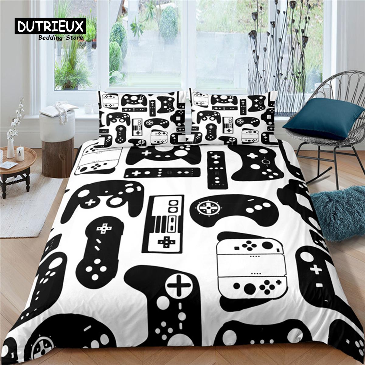 

Home Living Luxury 3D Game Controller Bedding Set Comfortable Duvet Cover Set Kids Bedding Set Queen and King EU/US/AU/UK Size 150x200cm 3pcs