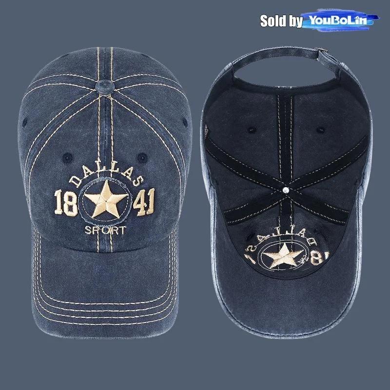 High Quality DALLAS SPORT 1841 Letters 3D Embroidery Cotton Adjustable Soft Top Baseball Cap Sun Hat Trucker Caps Dad Hats