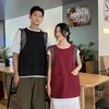 Oil-proof Waterproof Apron Trendy Style Baking Apron Durable Sleeveless Apron  Kitchen Use