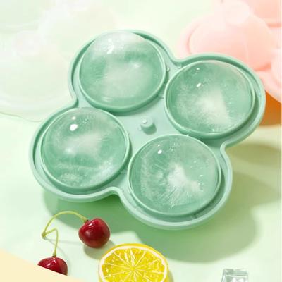 6.5cm Large Ice Ball Mold Silicone Ice Cube Trays Easy-Release Ice Cube Maker for Whiskey Cocktails Juice Kitchen Bar Tools Acce
