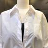 Sisley Loose Fit Shirt with Banded Hem SAWSF6431-1