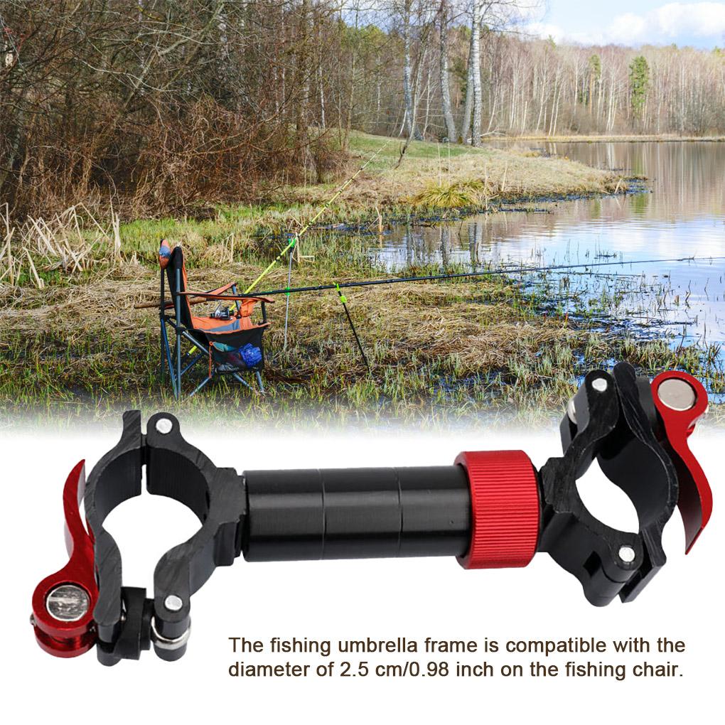Fishing Chair Universal Umbrella Holder Aluminum Alloy Gear Rotatable Mount Stand Portable Rock River Bracket Equipment