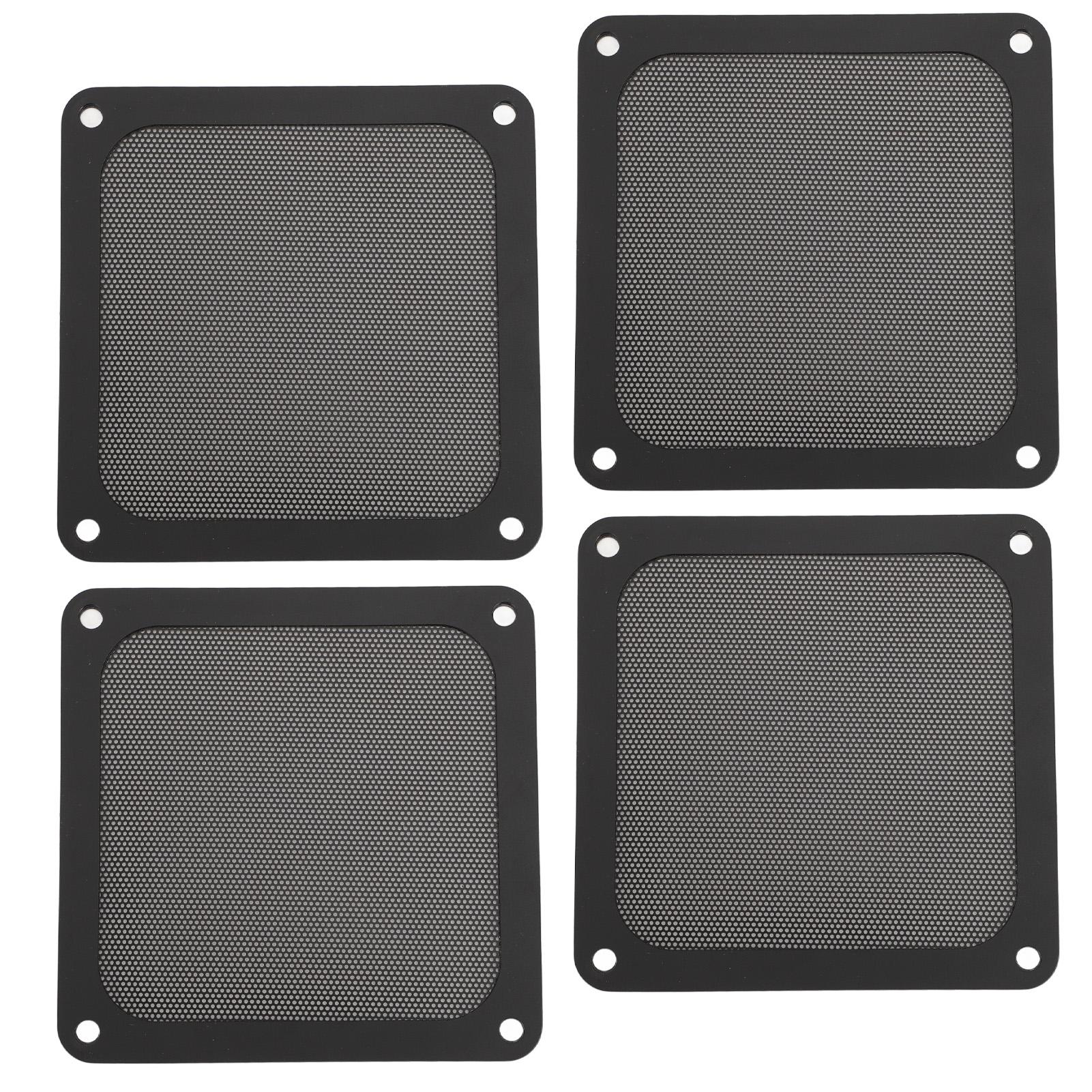 

4PCS PC Fan Dust Filter Magnetic Frame 120mm PVC Computer Cooler Fan Dust Filter Mesh Grills for Chicken Coop Vent Fan
