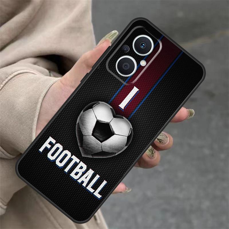 Football Soccer Ball Case For OPPO Reno 7 8 Lite 6 5 4 11F 10 Pro 8T 5Z 4Z OPPO Find X6 Pro X2 Neo X3 X5 Lite