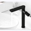 Basin Faucet Bathroom Single Lever Hot and Cold Brass Water Mixer Tap Matte Black Rotation Basin Water Sink Mixer Crane