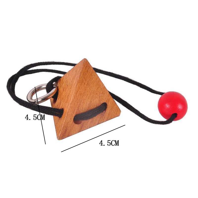 

Wooden Rope and Ring Puzzle String Solution Central Brain Teaser For Kids Adults Problem Solving Educational Toys Fun Challenge