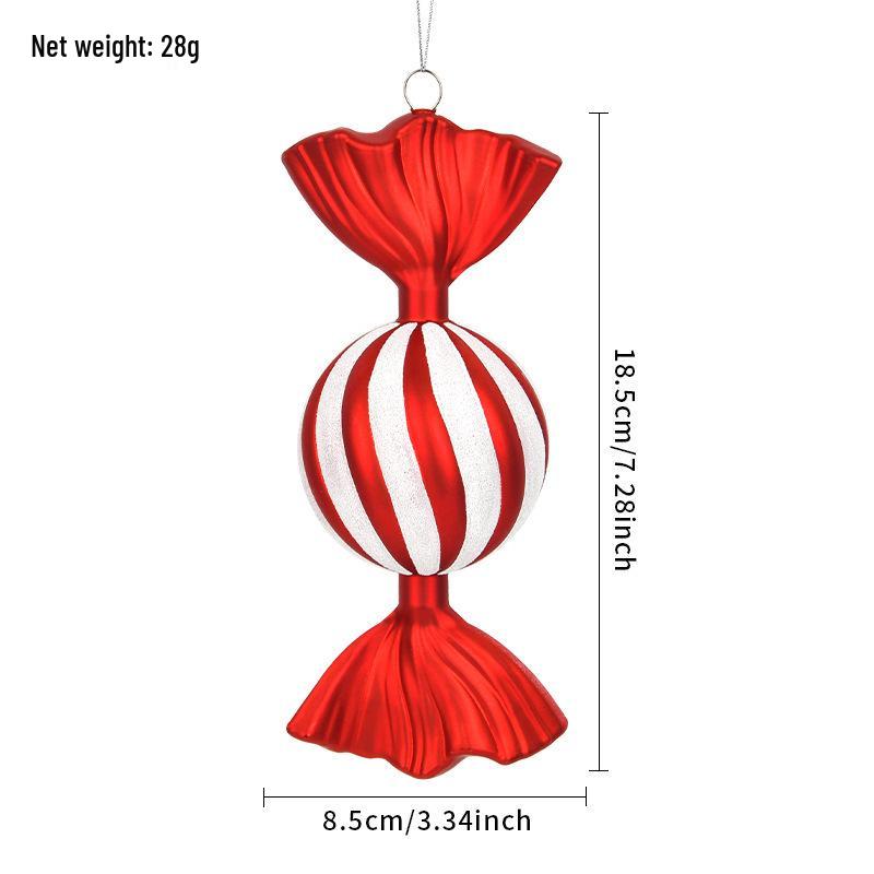 Electroplated Candy Pendants for Christmas Tree Decorations and Photography Props