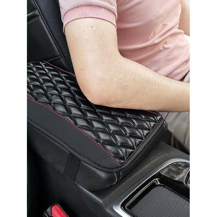 

Центральный подлокотник автомобиля, чехол для консоли, искусственная кожа, салон автомобиля, центральный подлокотник, накладка, нескользящий декоративный коврик, универсальный