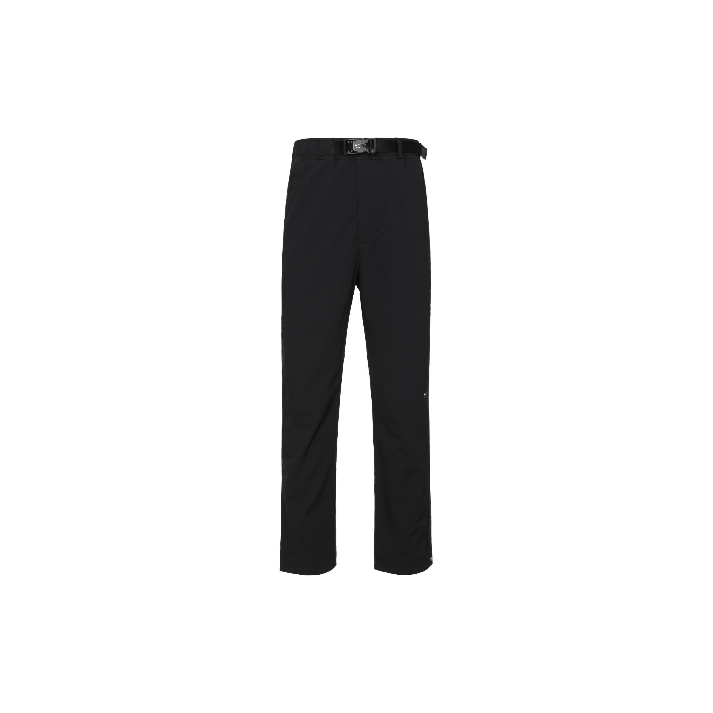 Men s Nike x MMW Crossover SS22 Elastic Waist Solid Color Casual Long Pants/Trousers Autumn Black DD9433-010 S