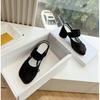 Bow-Shaped Headband Half-Slipper Women'S 2025 New Style Thick-Heeled Design Niche High-Heeled Flip-Flops
