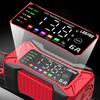 Digital LCD Display 2025 Car Battery Charger Voltage Temperature Detection 12V 6A Intelligent Pulse Repair SUV Motorcycle Truck Overvoltage Protection