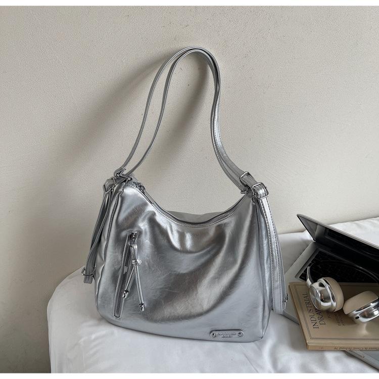 

Винтажная сумка-тоут большой вместимости для поездок на работу, женская, 2025, новая, повседневная, ретро, на плечо под мышкой, модный рюкзак