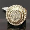 Popular hip hop full zircon ring creative fashion temperament single item men's and women's hand jewelry