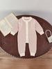 Spring & Autumn Korean-Style Baby Girl Romper with Two-Color 3D Bubble Ball Design