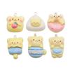 Resin Cartoon Bear Pendant Keychain - Bright Surface Cute DIY Jewelry Accessory