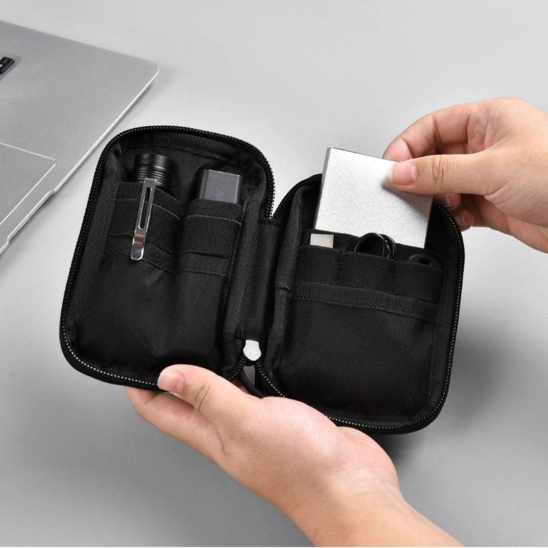 X-PAC Multi-Functional EDC Wallet Key Pouch Card Holder Earphone Case Coin Purse Outdoor Small Hanging Bag for Men Women