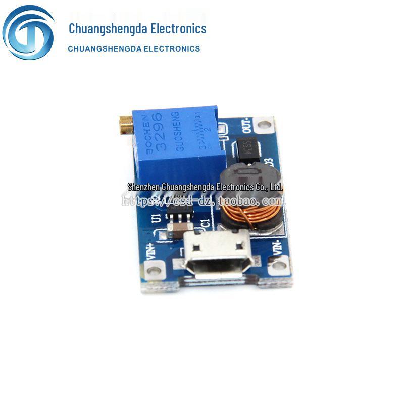 2A DC-DC Boost Module: Adjustable 2-24V Input To 5/9/12/28V Output