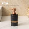 Exquisite Ceramic Lotion Bottle Soap Dish Mouthwash Cup Bathroom Set Household Large Capacity Shampoo Water Bottle Mouthwash Cup