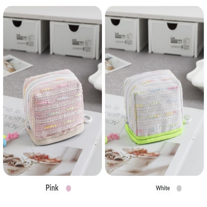 Cute Mini Earbud Carrying Case Waterproof Dustproof Storage Bag for Coins Keys Jewelry Travel Commute