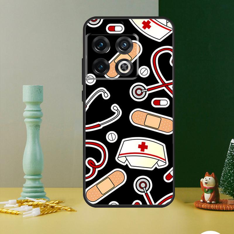 Nurse Medical Medicine Health Heart Phone Case For OnePlus 13 13R 12 12R 11 9 10 Pro 8T 9RT 10T 10R Nord 4 CE 2 3 Lite N20 N30 OnePlus 8T