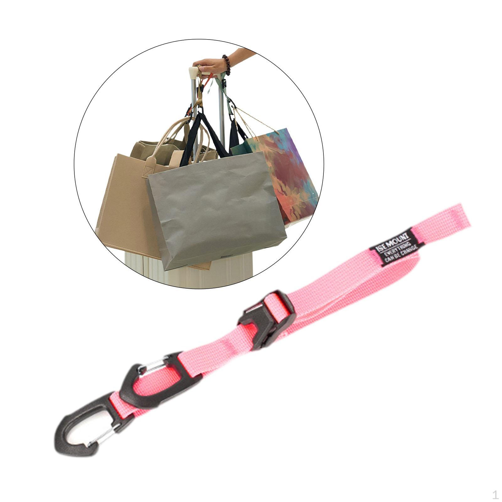 

Багажный ремень, регулируемый ремень для чемодана, прочная упаковочная сумка для аэропорта и улицы розовый