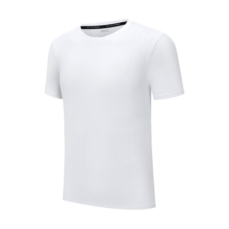 Buzhiyi Unisex Quick Dry Round Neck Short Sleeve Casual T-Shirt